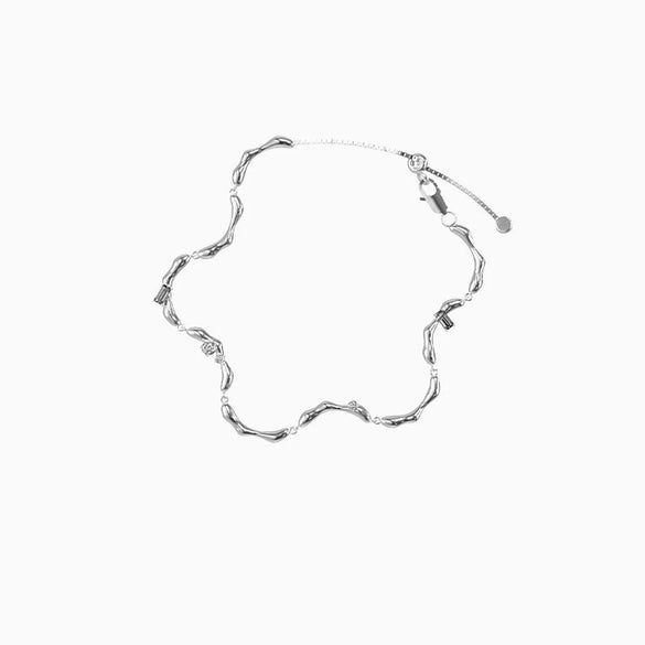 Simple Style Commute Solid Color Alloy Patchwork Women'S Bracelets