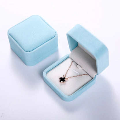 Simple Style Commute Solid Color Cloth Jewelry Boxes