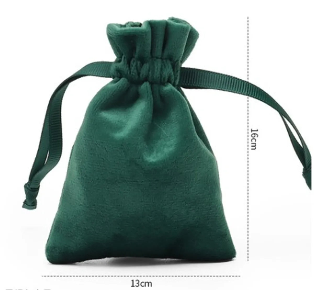 Simple Style Commute Solid Color Flannel Jewelry Packaging Bags