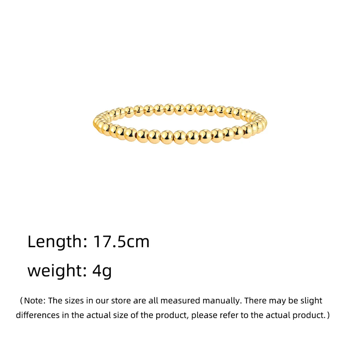 Simple Style Commute Solid Color Metal Wholesale Bracelets