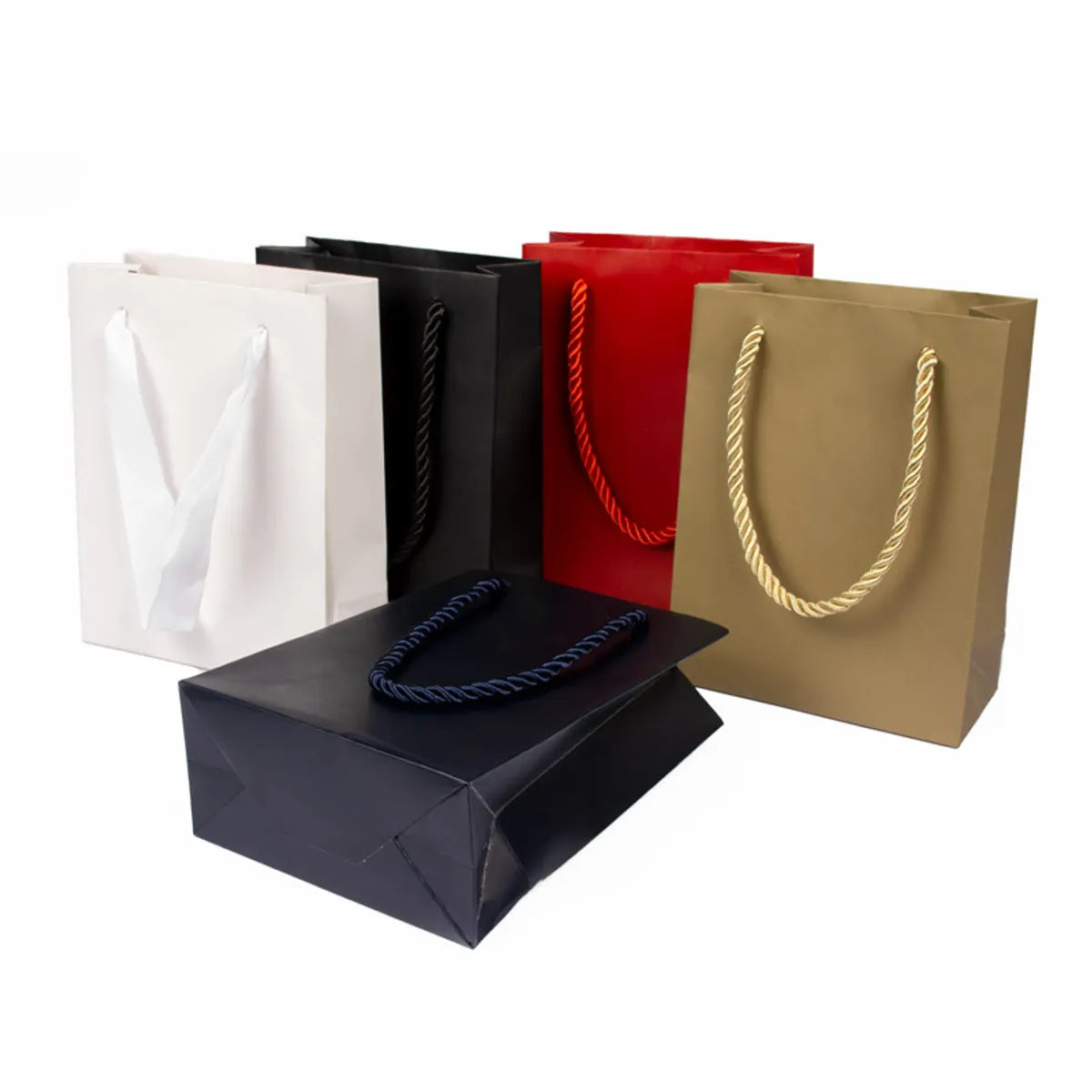 Simple Style Commute Solid Color Paper Holiday Daily Gift Bags