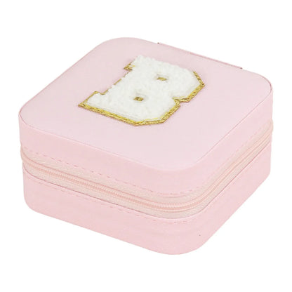 Simple Style Commute Solid Color Pu Leather Jewelry Boxes