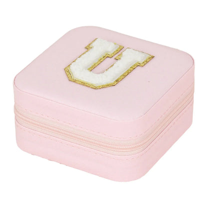 Simple Style Commute Solid Color Pu Leather Jewelry Boxes