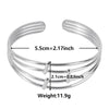 Simple Style Commute Solid Color 304 Stainless Steel 18K Gold Plated Bangle In Bulk