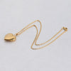 Wholesale Jewelry Simple Style Commute Customization Laser Engraving Solid Color Stainless Steel Plating Pendant Necklace