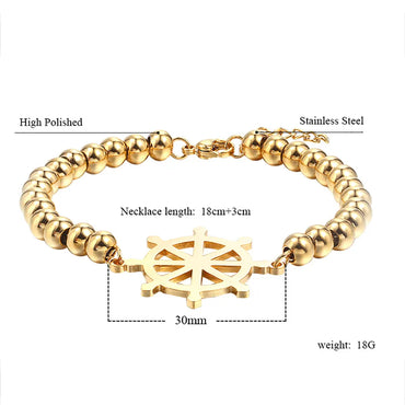 Simple Style Commute Solid Color 304 Stainless Steel 18K Gold Plated Bracelets In Bulk