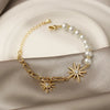 Simple Style Commute Star Artificial Gemstones Mixed Materials Wholesale Bracelets