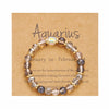 Simple Style Constellation Artificial Crystal Alloy Stone Wholesale Bracelets