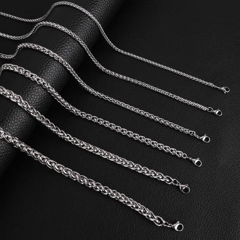 Simple Style Cool Style Geometric 304 Stainless Steel Plating Unisex Necklace