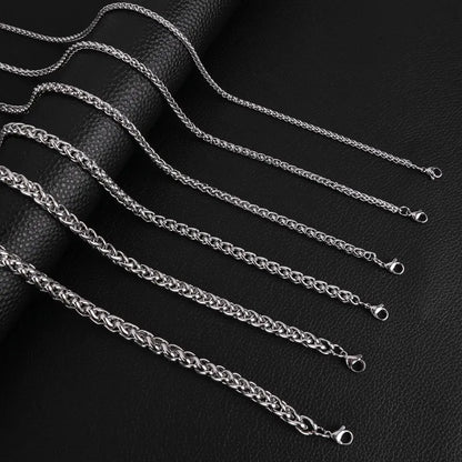 Simple Style Cool Style Geometric 304 Stainless Steel Plating Unisex Necklace