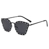 Simple Style Cool Style Gradient Color Ac Butterfly Frame Diamond Full Frame Women'S Sunglasses