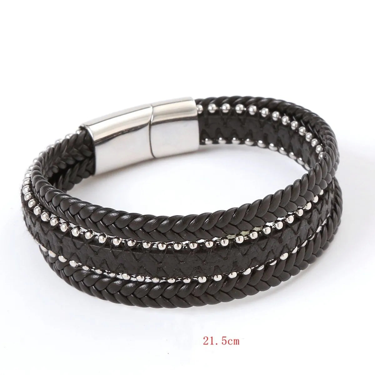 Simple Style Cool Style Solid Color Stainless Steel Men'S Bangle