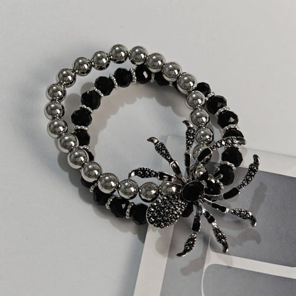 Simple Style Cool Style Spider Arylic Alloy Plating Men'S Bracelets