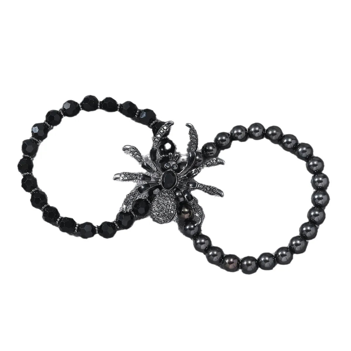 Simple Style Cool Style Spider Arylic Alloy Plating Men'S Bracelets