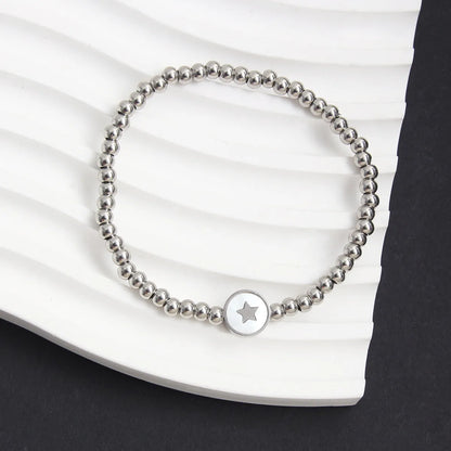 Simple Style Cross Eye Fish 304 Stainless Steel Wholesale Bracelets