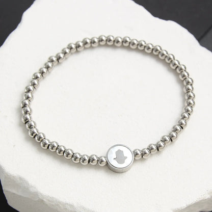 Simple Style Cross Eye Fish 304 Stainless Steel Wholesale Bracelets