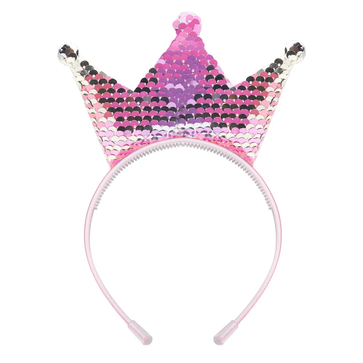 Simple Style Crown Plastic Resin Patchwork Hair Band