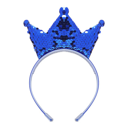 Simple Style Crown Plastic Resin Patchwork Hair Band