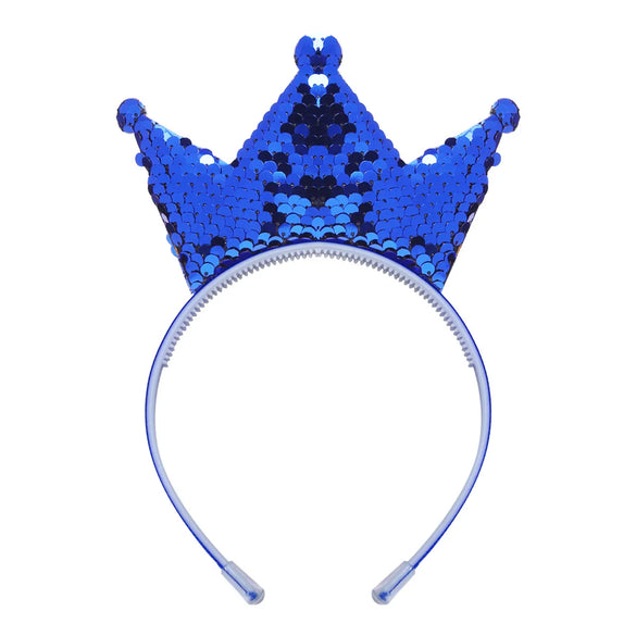 Simple Style Crown Plastic Resin Patchwork Hair Band