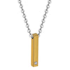 Simple Style Customization Laser Engraving 304 Stainless Steel Plating Unisex Pendant Necklace Men Pendant Necklaces