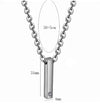 Simple Style Customization Laser Engraving 304 Stainless Steel Plating Unisex Pendant Necklace Men Pendant Necklaces