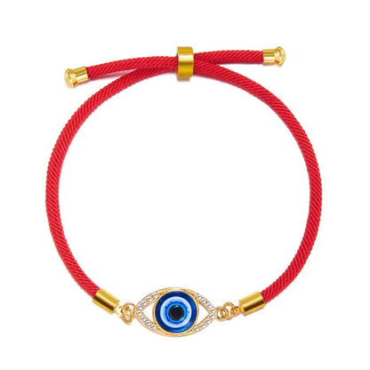 Simple Style Devil'S Eye Alloy Rope Wholesale Bracelets