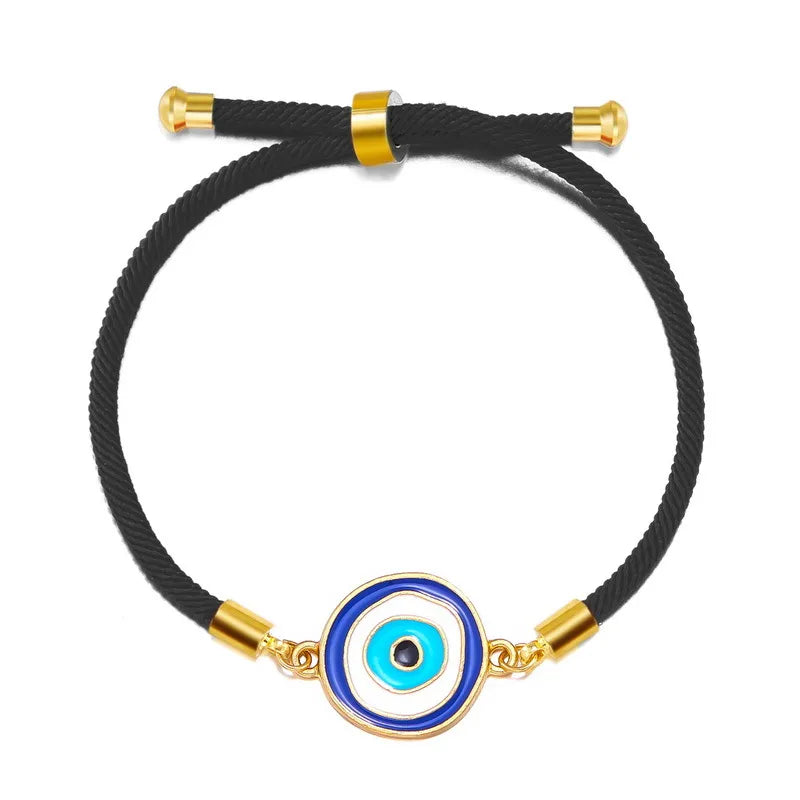 Simple Style Devil'S Eye Alloy Rope Wholesale Bracelets