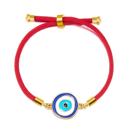 Simple Style Devil'S Eye Alloy Rope Wholesale Bracelets