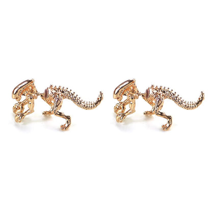 Simple Style Dinosaur Alloy Patchwork Unisex Ear Studs