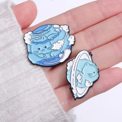 Simple Style Earth Zinc Alloy Plating Unisex Brooches