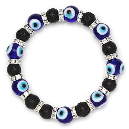 Simple Style Eye Alloy Glass Wholesale Bracelets