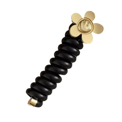 Simple Style Flower Alloy Plastic Hair Tie