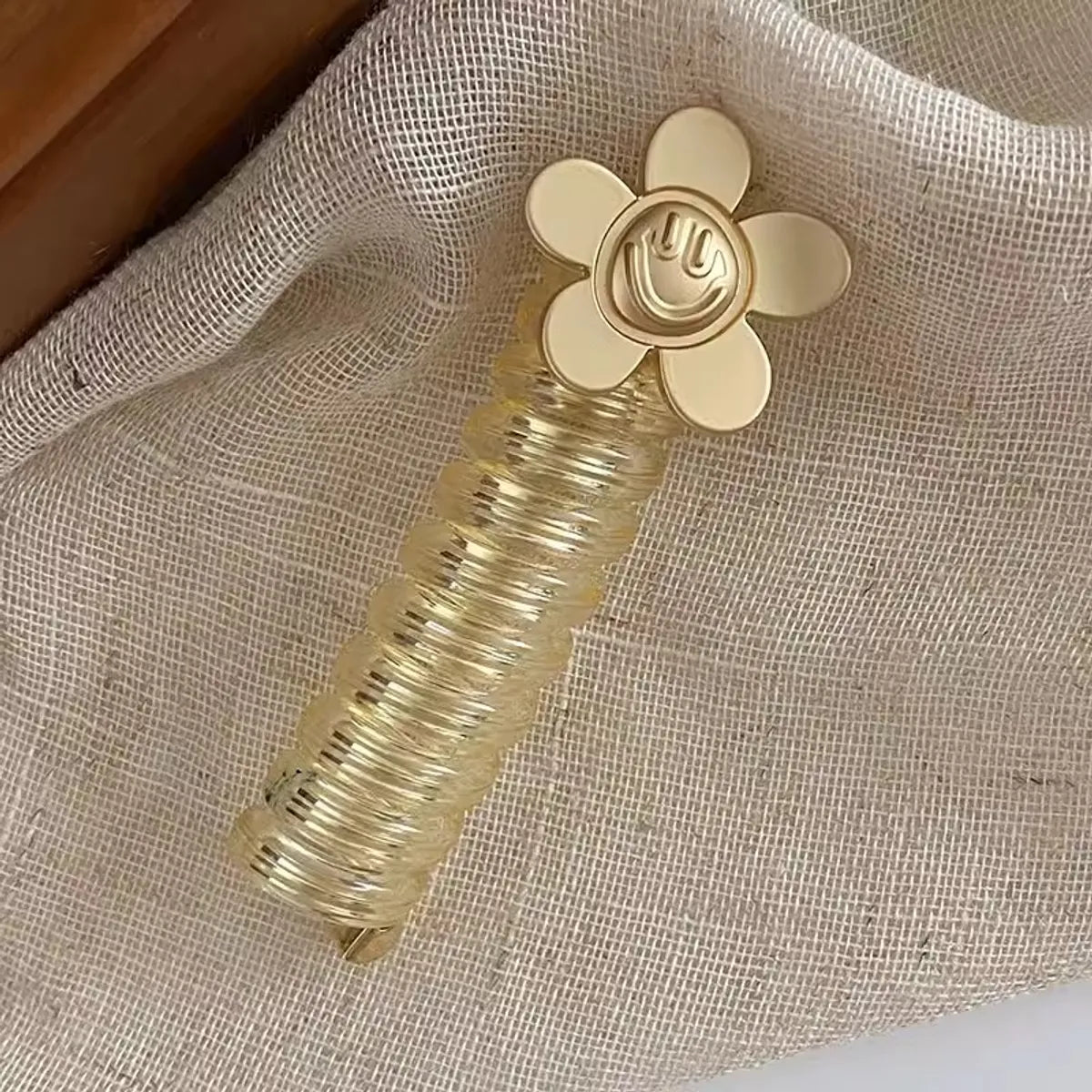 Simple Style Flower Alloy Plastic Hair Tie