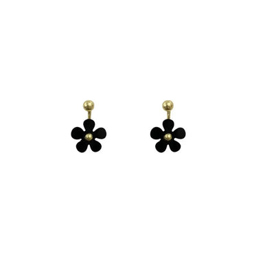 Simple Style Flower Alloy Plating Women's Ear Studs 1 Pair