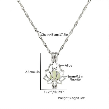 Simple Style Flower Alloy Wholesale Pendant Necklace