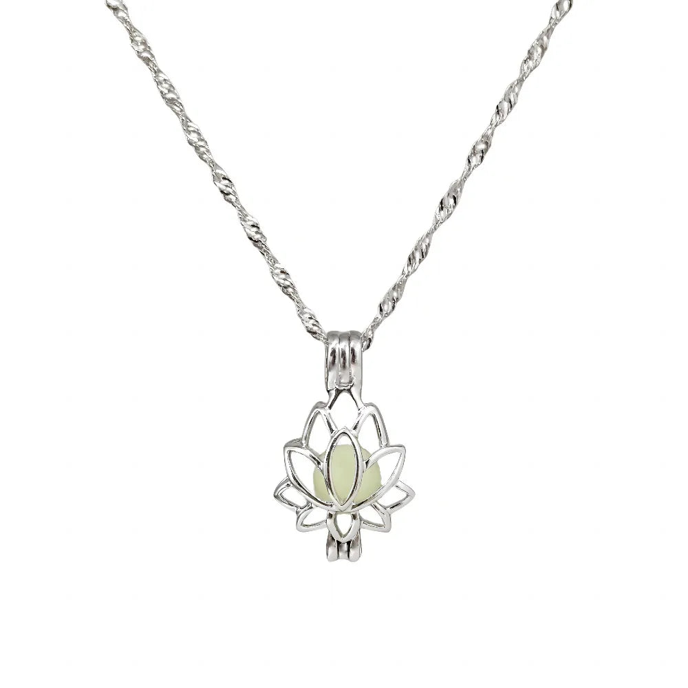 Simple Style Flower Alloy Wholesale Pendant Necklace