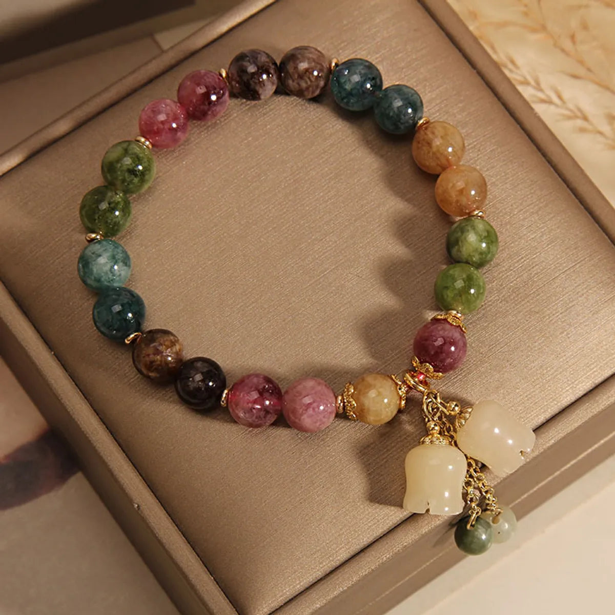 Simple Style Flower Artificial Crystal Wholesale Bracelets