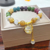 Simple Style Flower Artificial Crystal Wholesale Bracelets