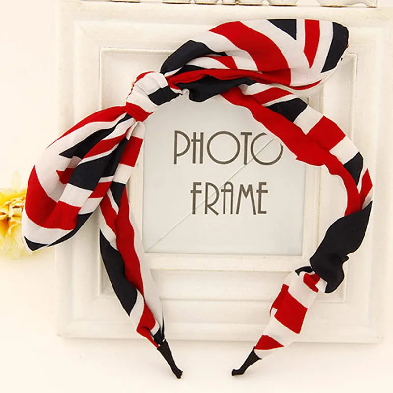 Simple Style Flower Bow Knot Twist Cloth Hair Band