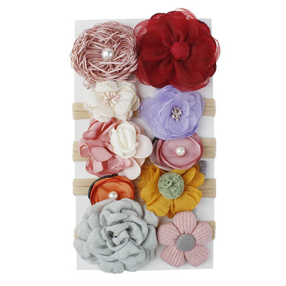 Simple Style Flower Cloth Hair Band 1 Piece