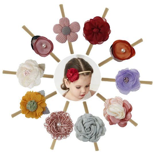 Simple Style Flower Cloth Hair Band 1 Piece