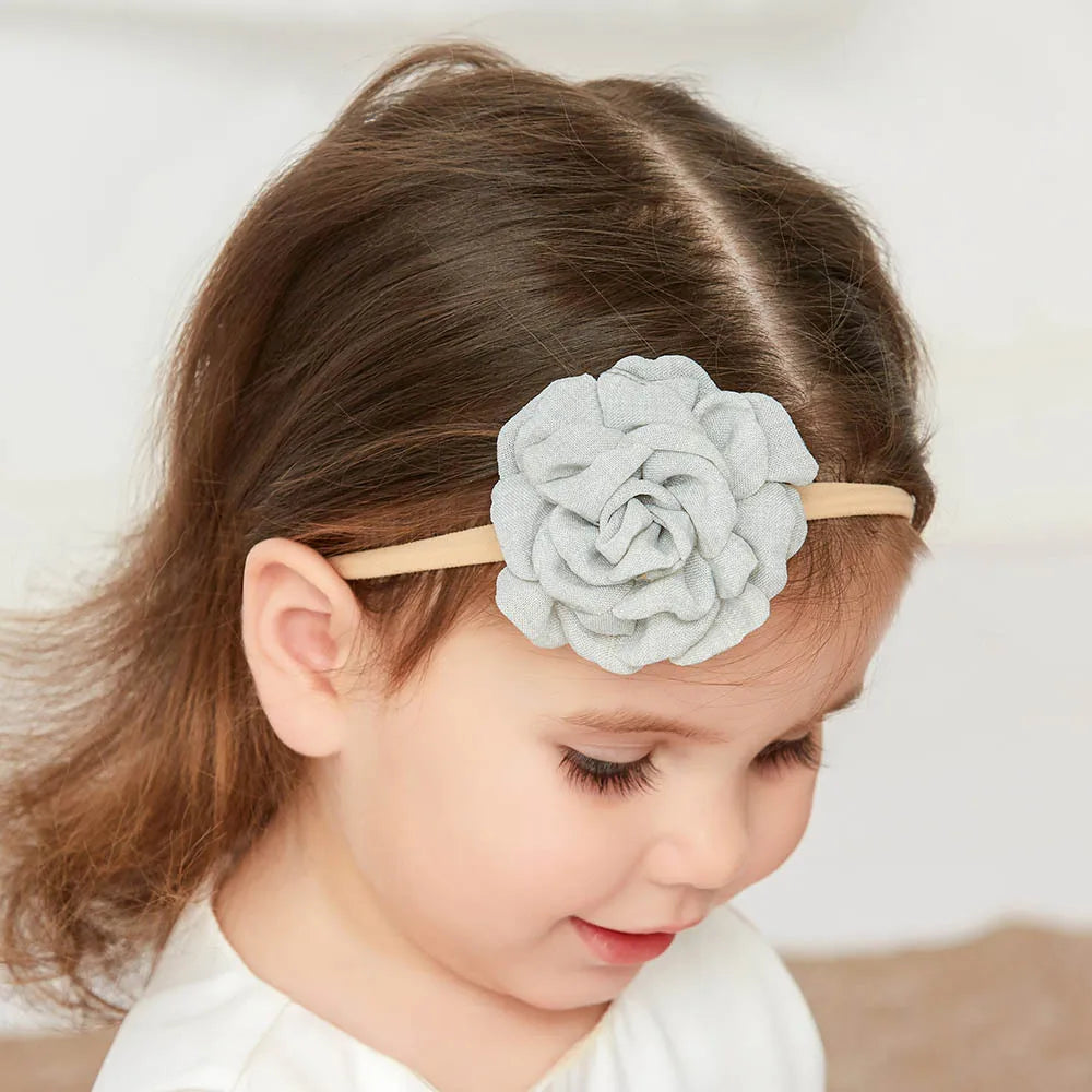 Simple Style Flower Cloth Hair Band 1 Piece