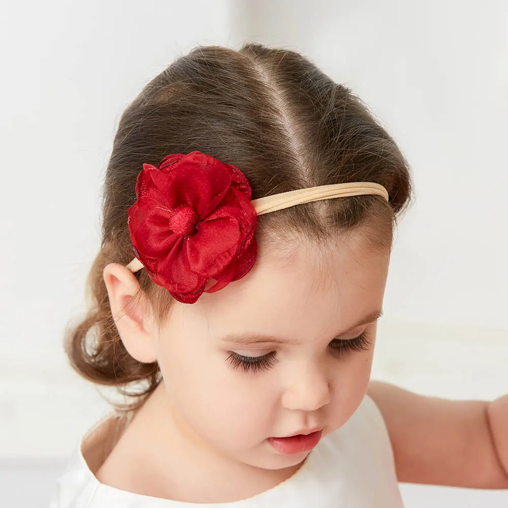 Simple Style Flower Cloth Hair Band 1 Piece