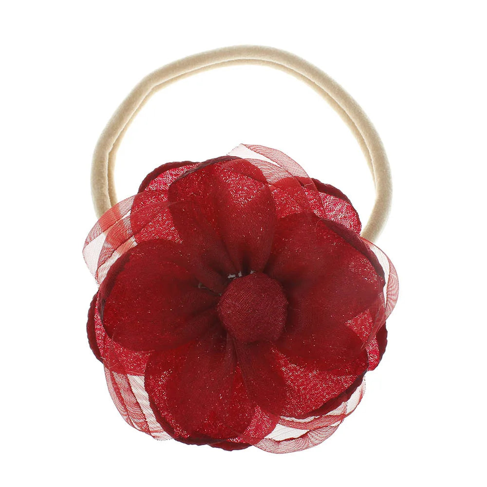 Simple Style Flower Cloth Hair Band 1 Piece