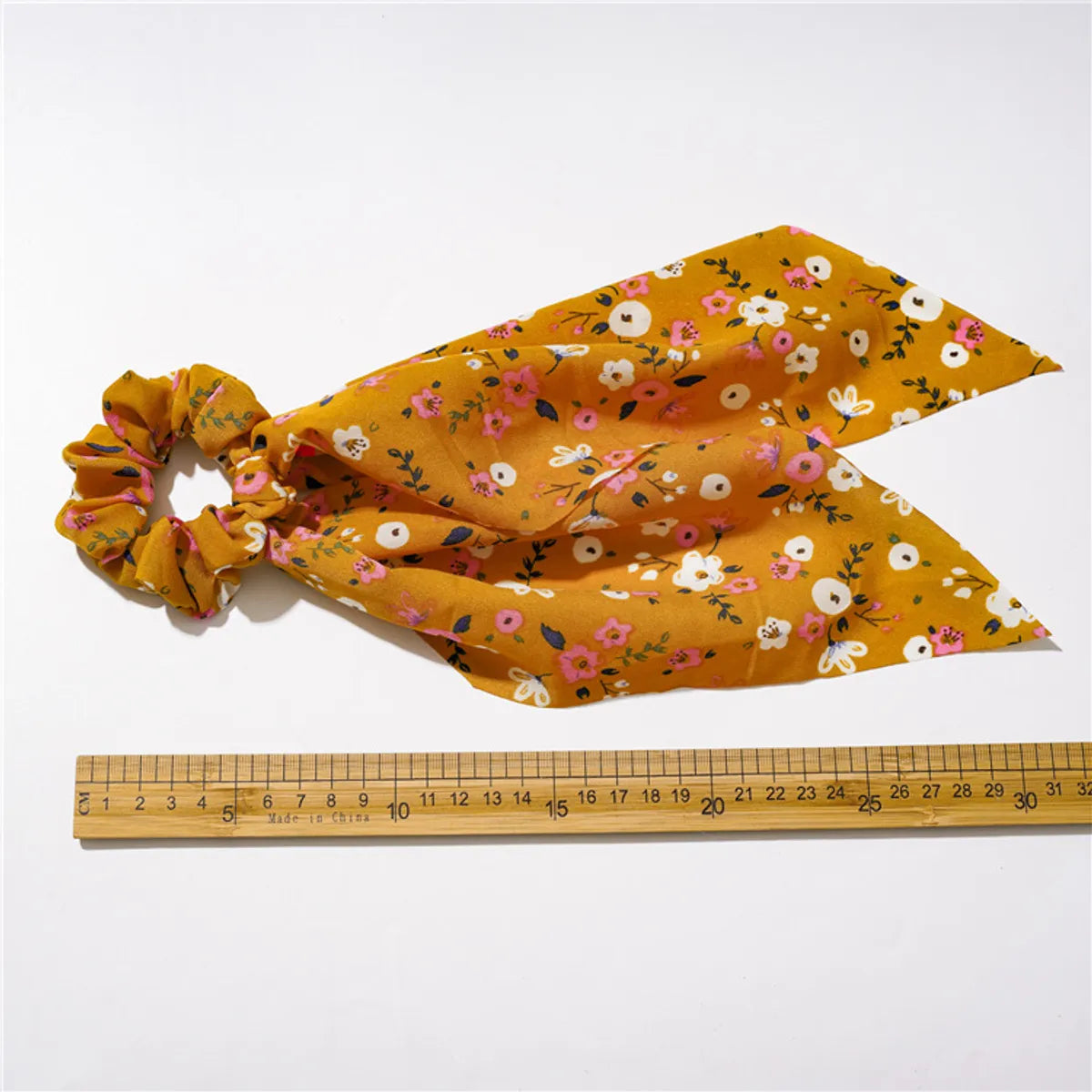 Simple Style Flower Cloth Printing Hair Tie 1 Piece