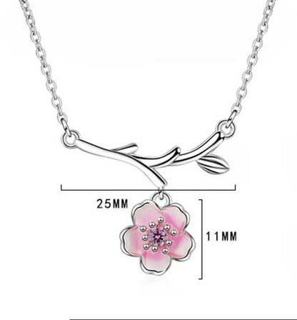 Simple Style Flower Copper Plating Gold Plated Pendant Necklace