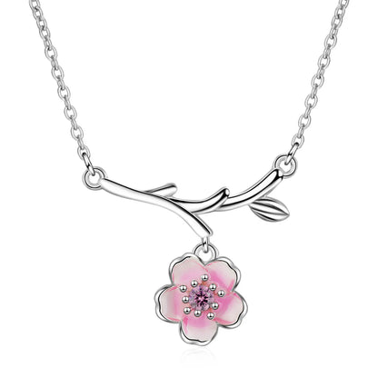 Simple Style Flower Copper Plating Gold Plated Pendant Necklace