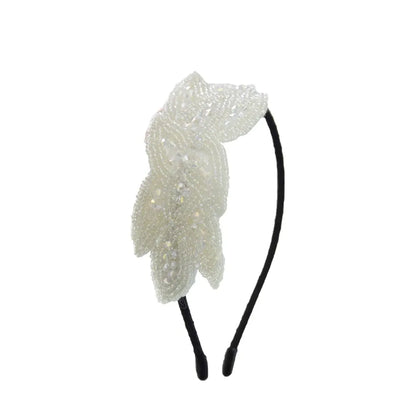 Simple Style Flower Crystal/Bead Patchwork Hair Band 1 Piece