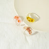 Simple Style Flower Plastic Resin Printing Women'S Rings