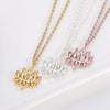 Simple Style Flower Stainless Steel Copper Plating Hollow Out Rings Necklace